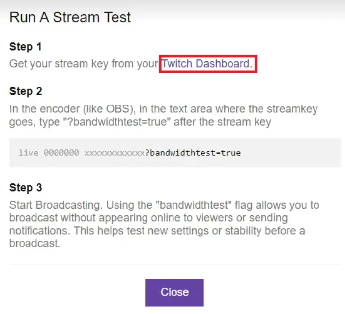 how to find your stream key