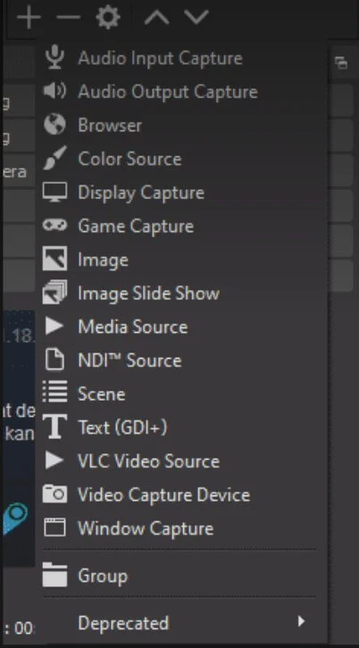 Select the game capture source.
