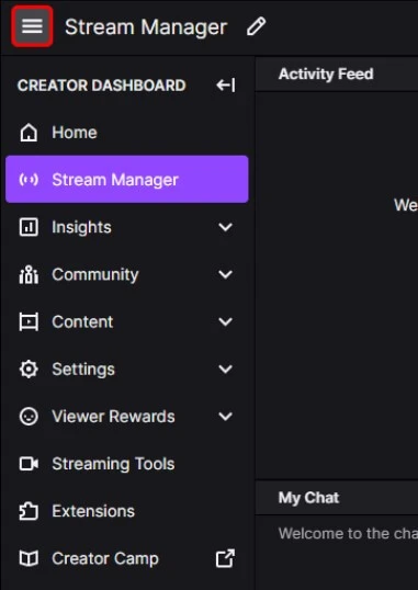 click The Stream Manager