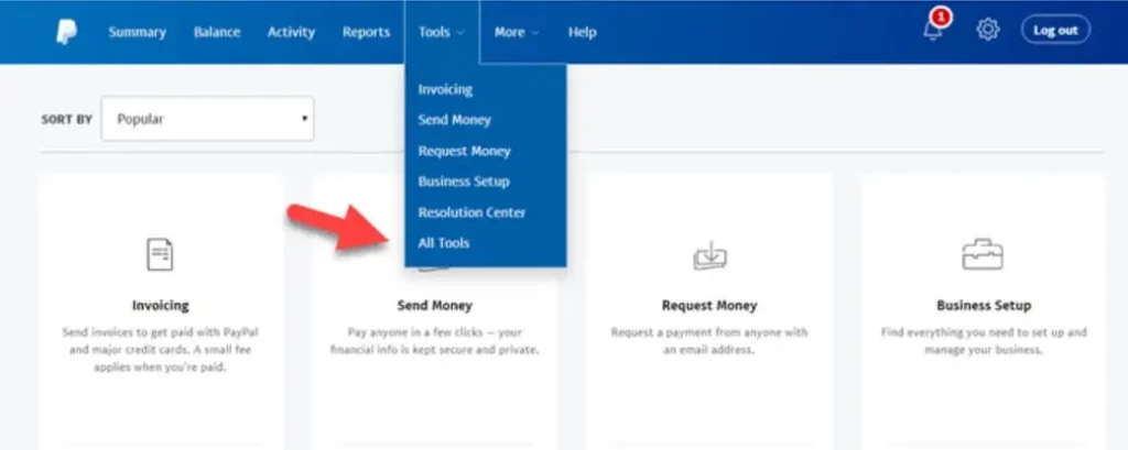 PayPal Business All Tools